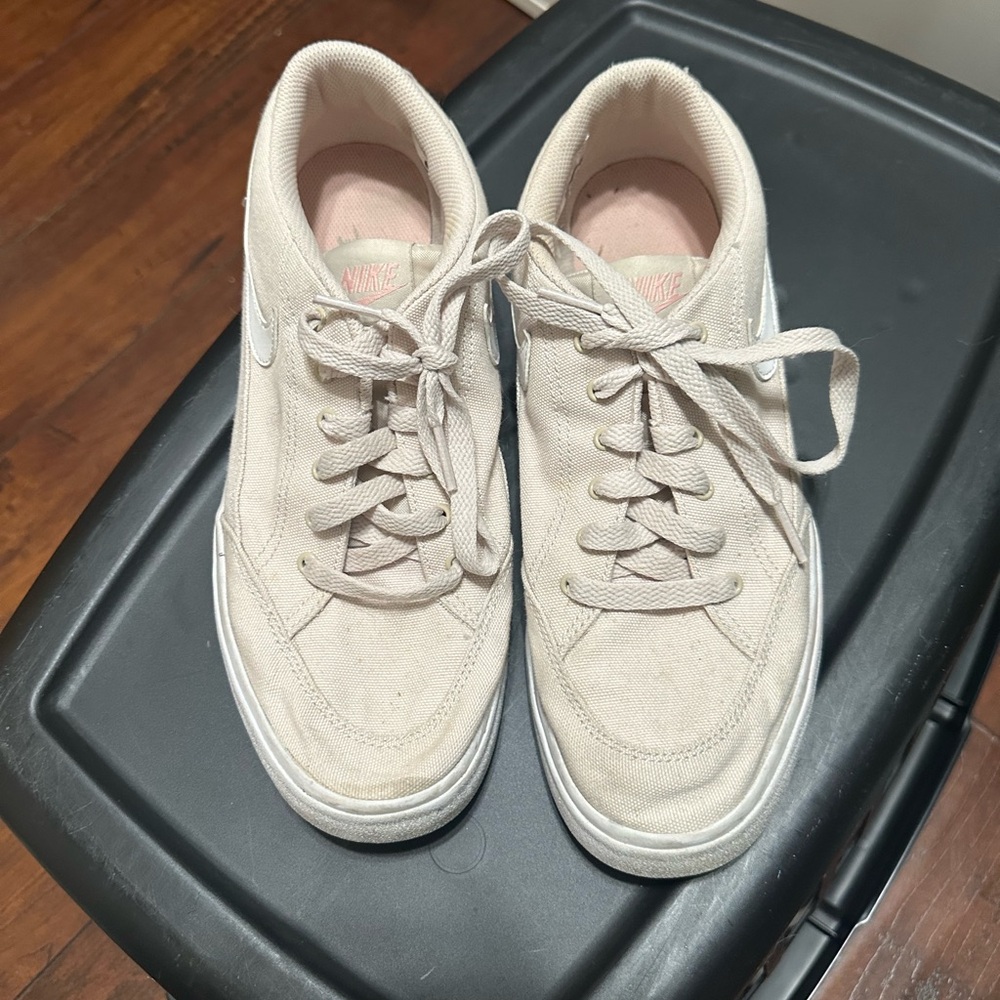 Women's Cream Sneakers